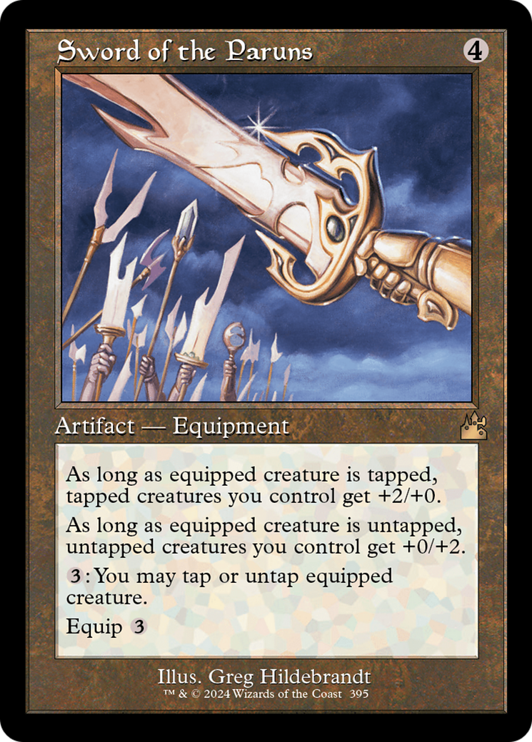 Sword of the Paruns (Retro Frame) [Ravnica Remastered] | Odin's Place