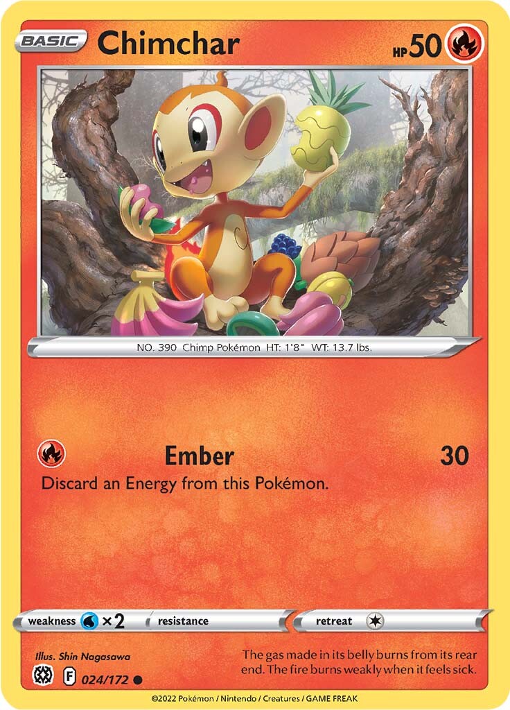 Chimchar (024/172) [Sword & Shield: Brilliant Stars] | Odin's Place