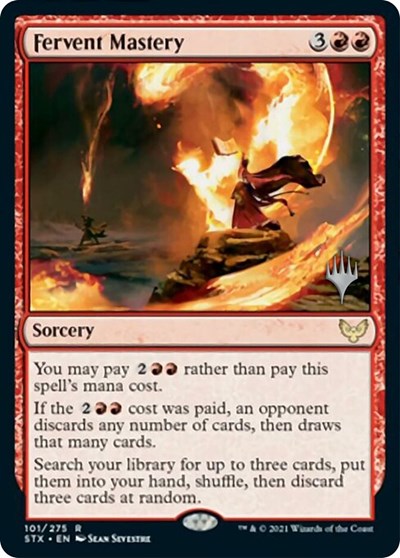 Fervent Mastery (Promo Pack) [Strixhaven: School of Mages Promos] | Odin's Place