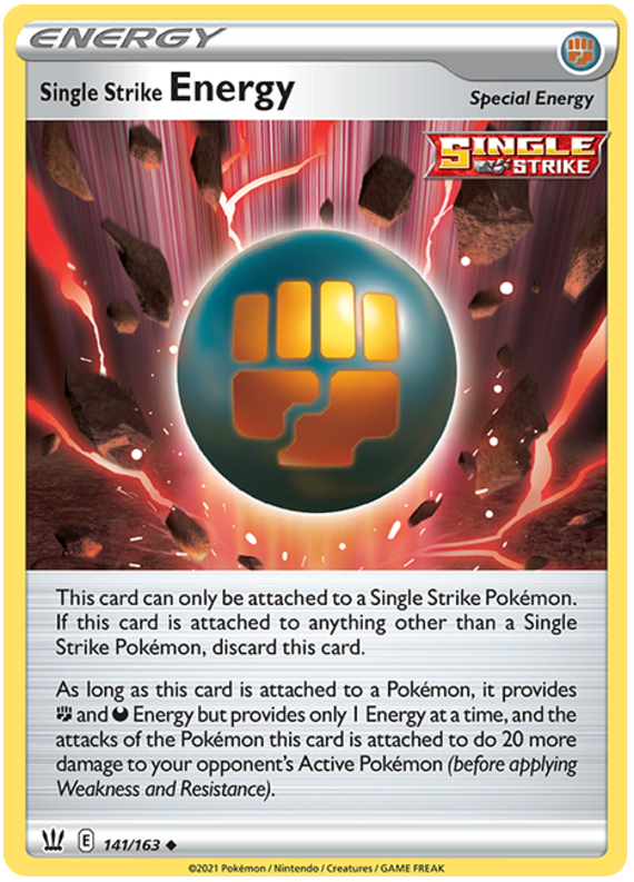 Single Strike Energy (141/163) [Sword & Shield: Battle Styles] | Odin's Place