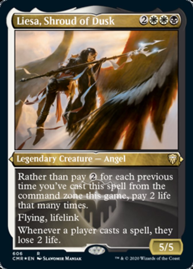 Liesa, Shroud of Dusk (Etched) [Commander Legends] | Odin's Place