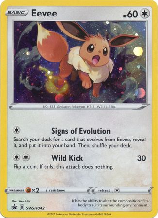 Eevee (SWSH042) [Sword & Shield: Black Star Promos] | Odin's Place