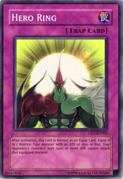 Hero Ring [GX1-EN003] Super Rare | Odin's Place