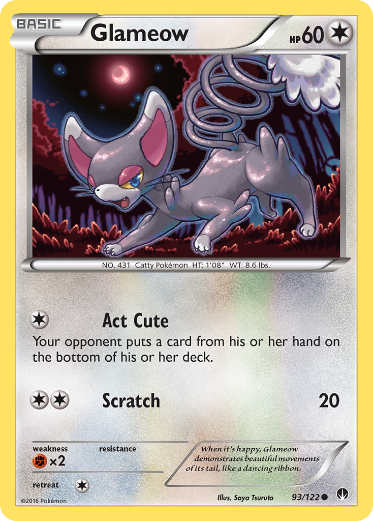 Glameow (93/122) [XY: BREAKpoint] | Odin's Place