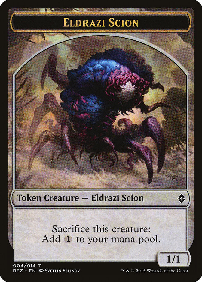 Eldrazi Scion Token (004/014) [Battle for Zendikar Tokens] | Odin's Place