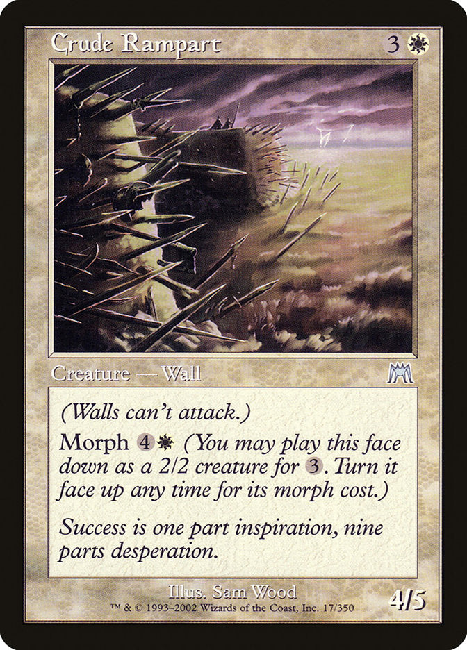 Crude Rampart (17) [Onslaught] | Odin's Place