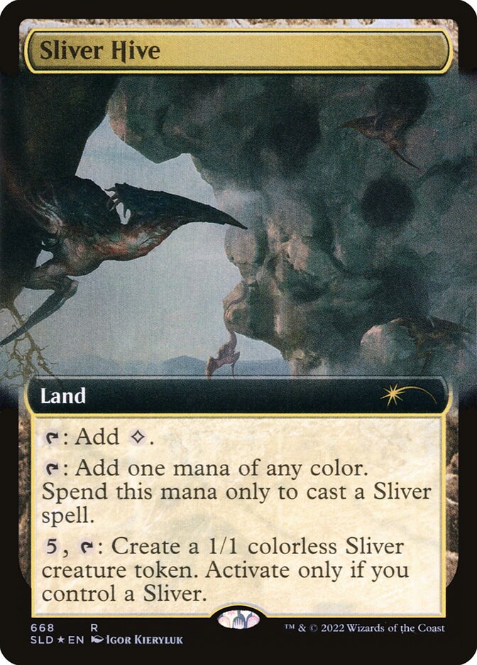 Sliver Hive (Extended Art) [Secret Lair Drop Promos] | Odin's Place