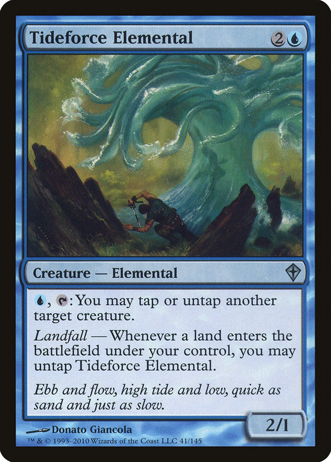Tideforce Elemental (41) [Worldwake] | Odin's Place