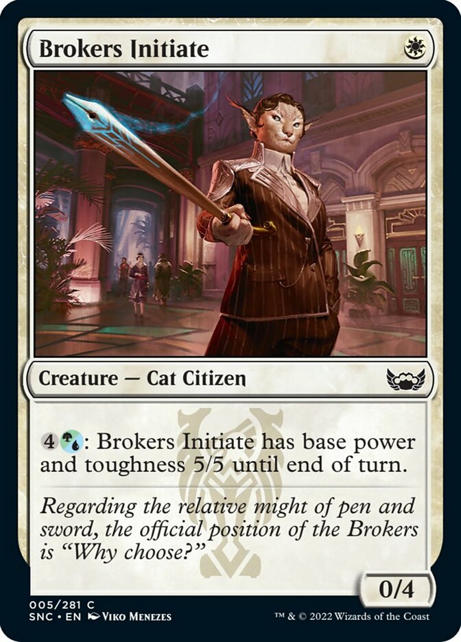 Brokers Initiate [Streets of New Capenna] | Odin's Place