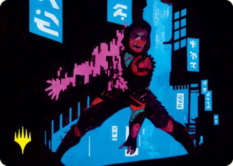Return to Action Art Card (Gold-Stamped Signature) [Kamigawa: Neon Dynasty Art Series] | Odin's Place