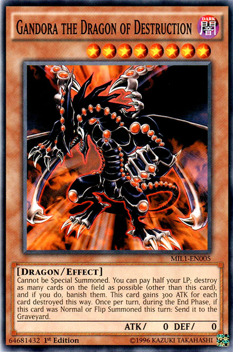 Gandora the Dragon of Destruction [MIL1-EN005] Common | Odin's Place