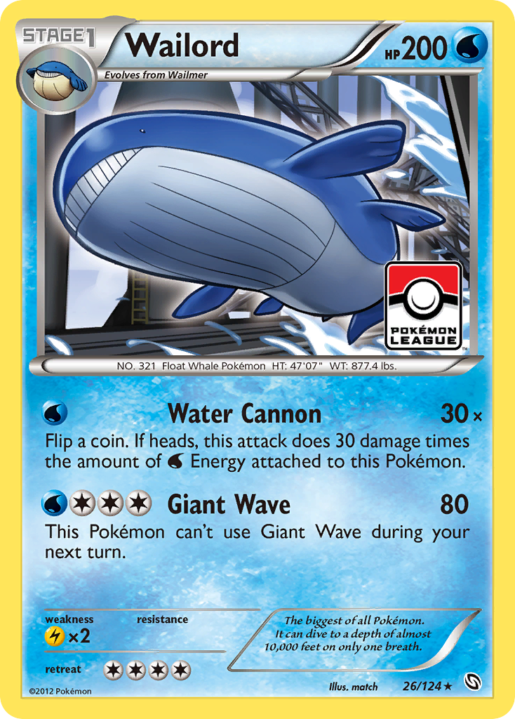 Wailord (26/124) [Black & White: Dragons Exalted] | Odin's Place