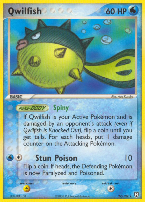 Qwilfish (27/109) [EX: Team Rocket Returns] | Odin's Place