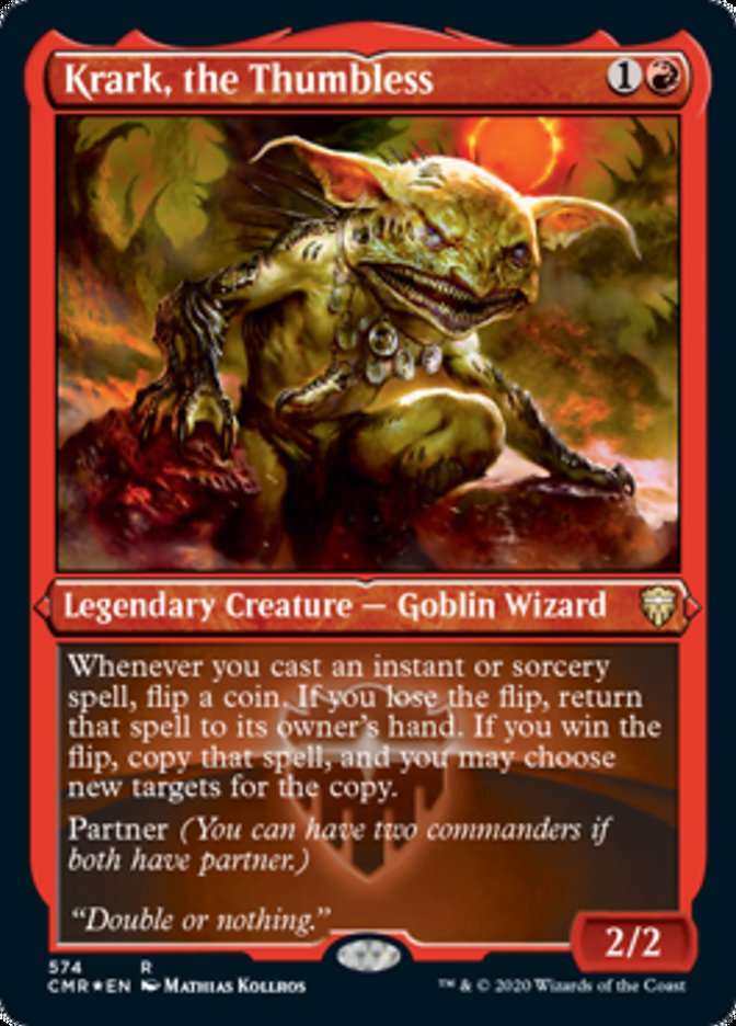 Krark, the Thumbless (Etched) [Commander Legends] | Odin's Place