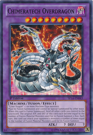 Chimeratech Overdragon [SP14-EN043] Starfoil Rare | Odin's Place