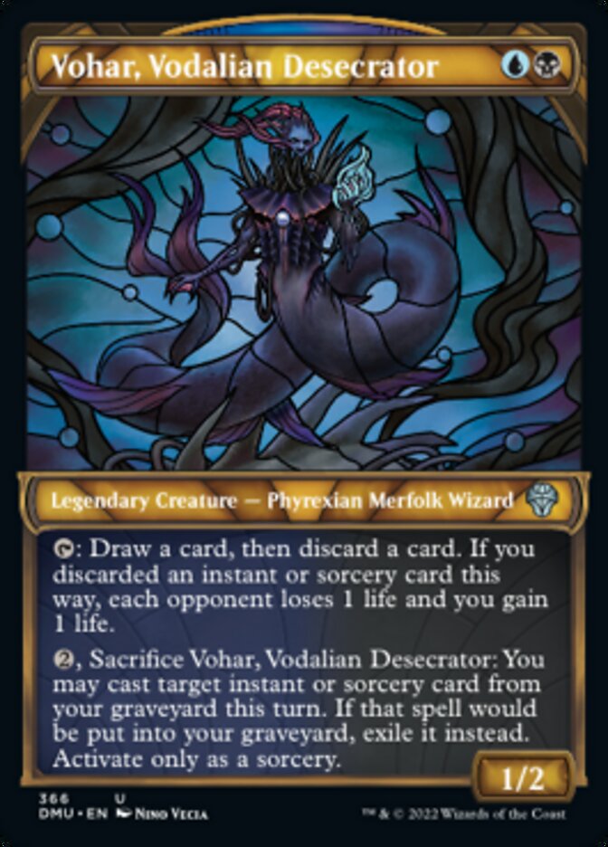 Vohar, Vodalian Desecrator (Showcase Textured) [Dominaria United] | Odin's Place
