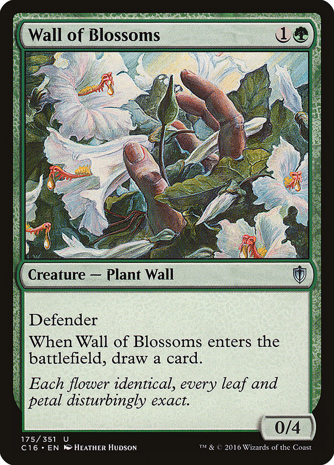 Wall of Blossoms (175) [Commander 2016] | Odin's Place