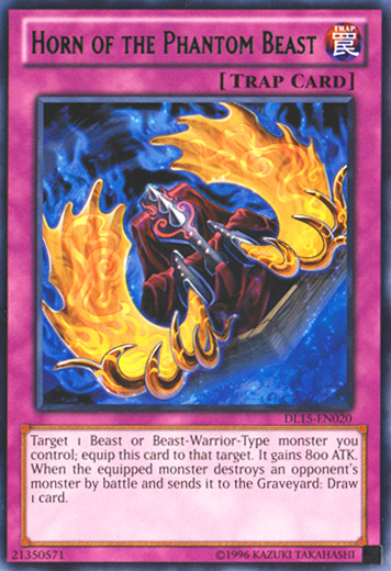 Horn of the Phantom Beast (Green) [DL15-EN020] Rare | Odin's Place