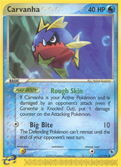 Carvanha (51/109) [EX: Ruby & Sapphire] | Odin's Place
