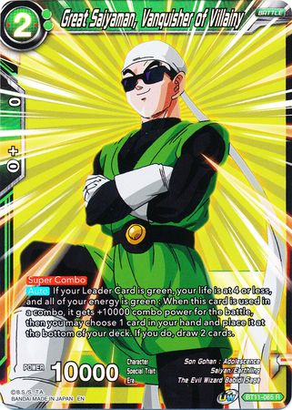 Great Saiyaman, Vanquisher of Villainy (BT11-065) [Vermilion Bloodline] | Odin's Place