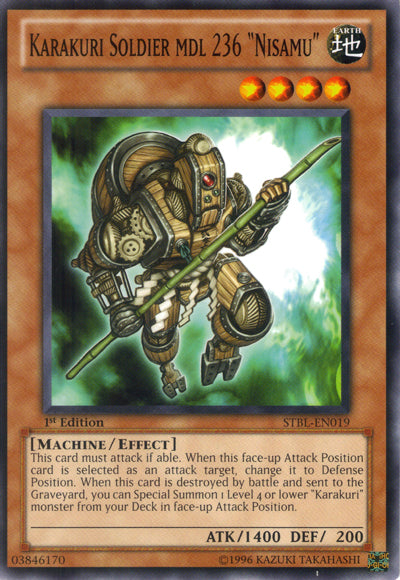 Karakuri Soldier mdl 236 Nisamu [STBL-EN019] Common | Odin's Place