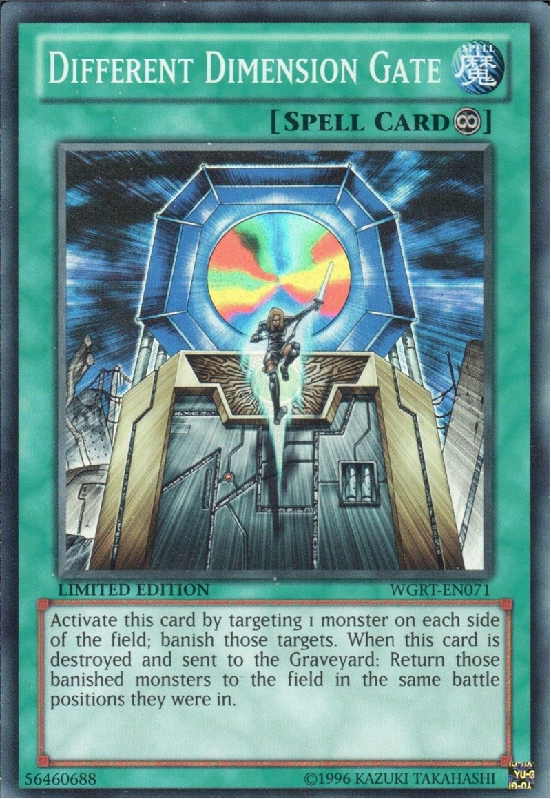 Different Dimension Gate [WGRT-EN071] Super Rare | Odin's Place