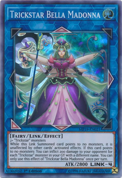Trickstar Bella Madonna [MP19-EN021] Super Rare | Odin's Place