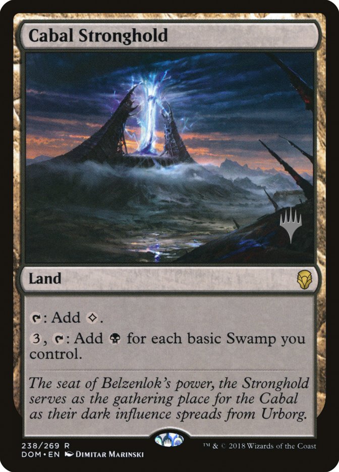 Cabal Stronghold (Promo Pack) [Dominaria Promos] | Odin's Place