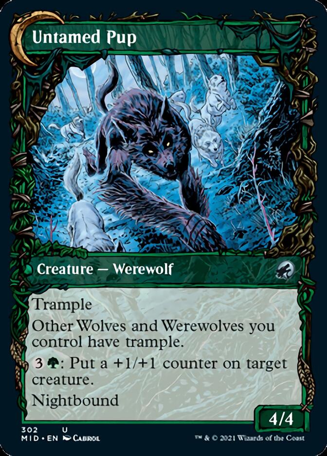 Hound Tamer // Untamed Pup (Showcase Equinox) [Innistrad: Midnight Hunt] | Odin's Place