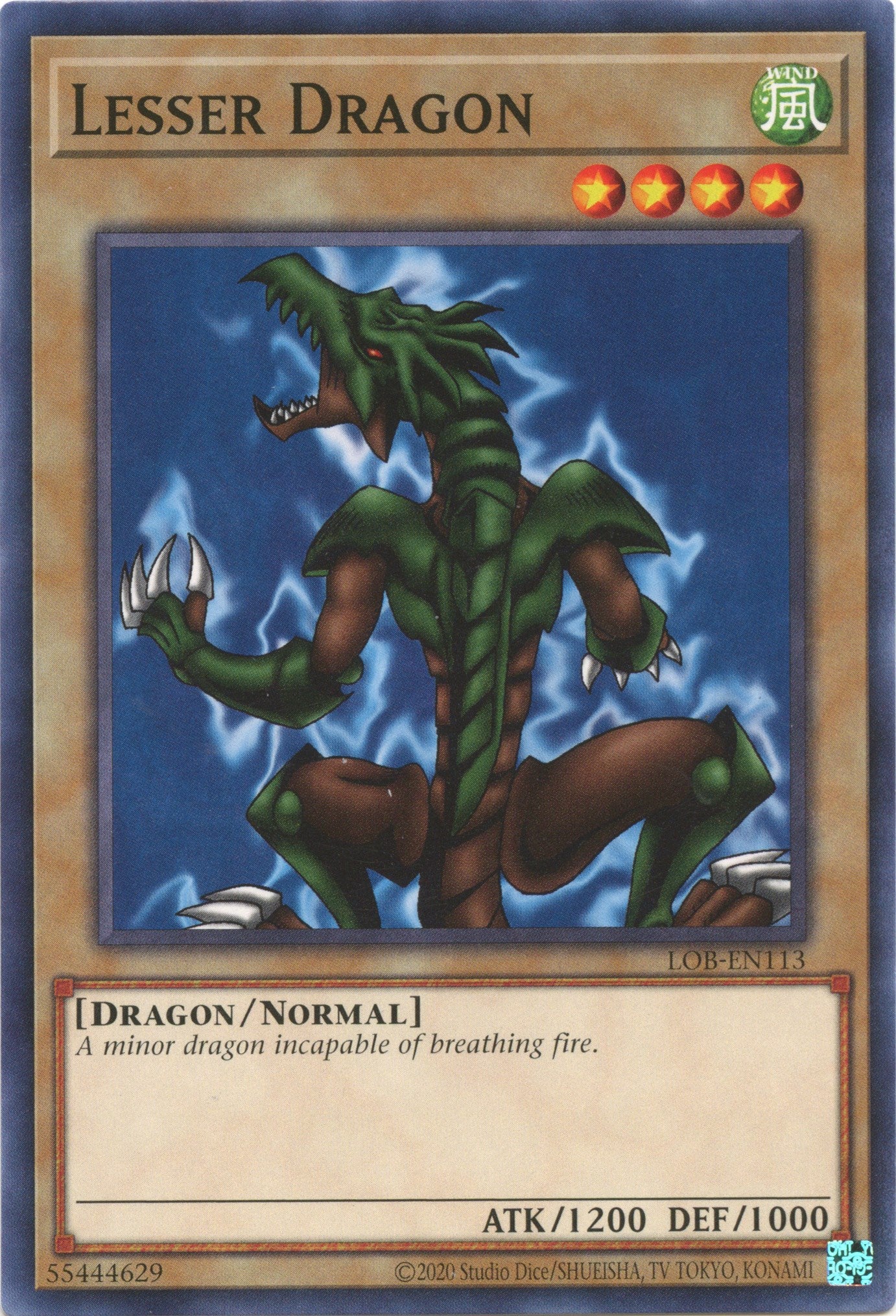 Lesser Dragon (25th Anniversary) [LOB-EN113] Common | Odin's Place