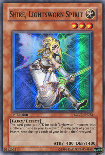 Shire, Lightsworn Spirit [SOVR-EN082] Super Rare | Odin's Place