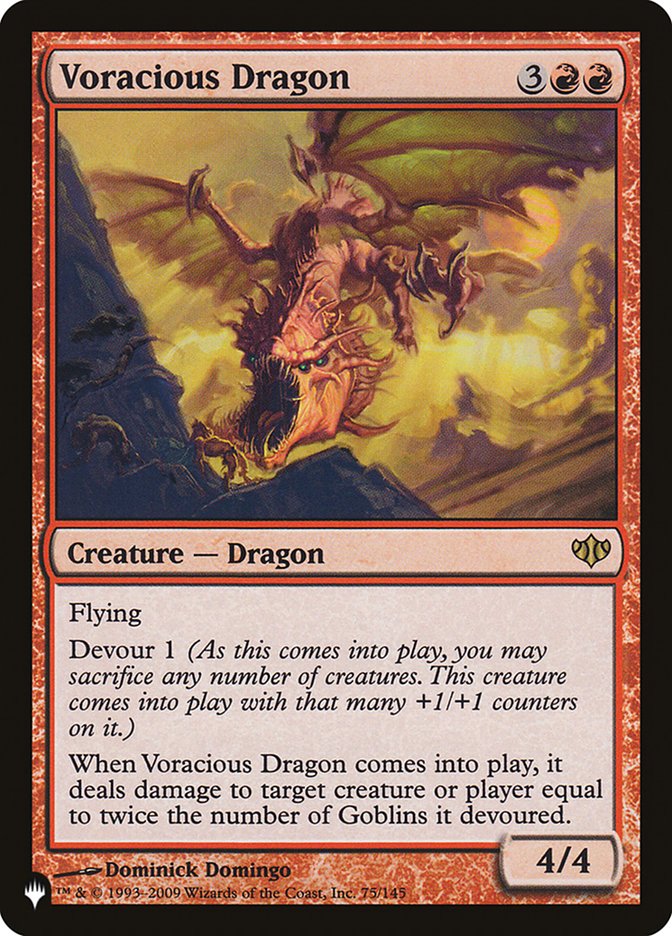 Voracious Dragon [The List] | Odin's Place