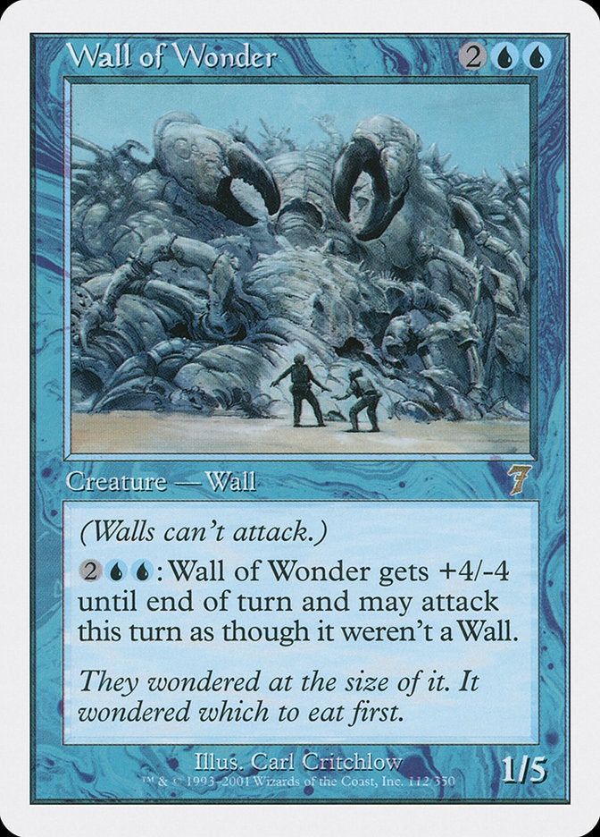 Wall of Wonder (112) [Seventh Edition] | Odin's Place