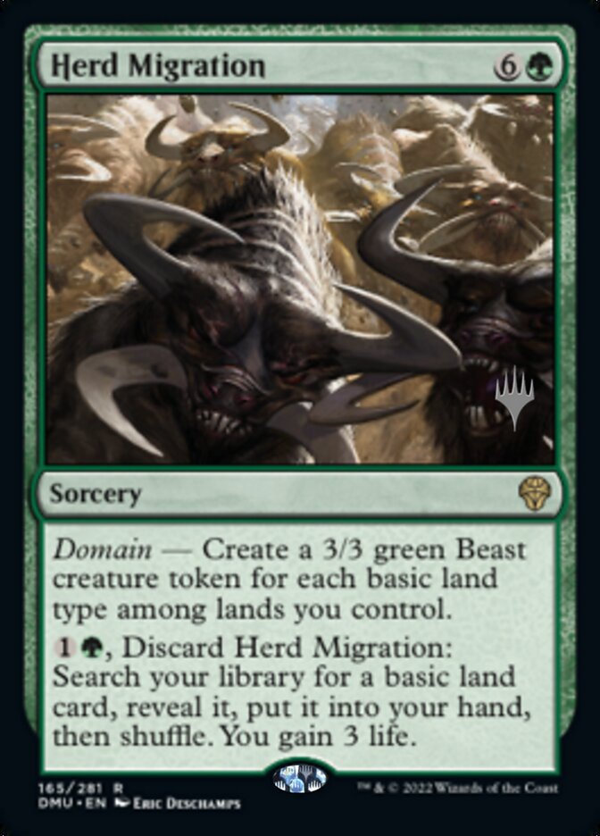 Herd Migration (Promo Pack) [Dominaria United Promos] | Odin's Place