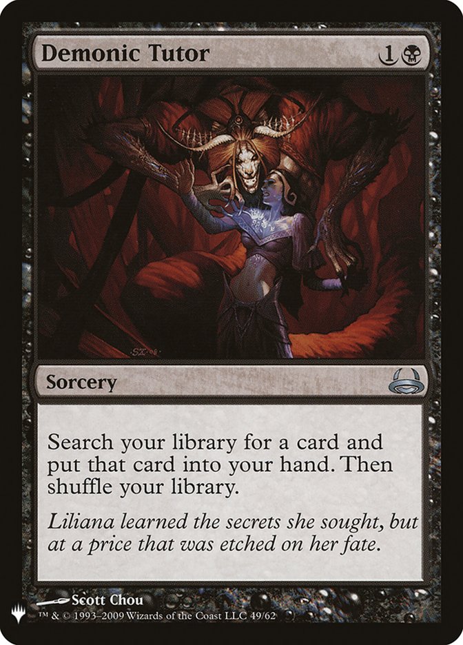 Demonic Tutor [Mystery Booster] | Odin's Place