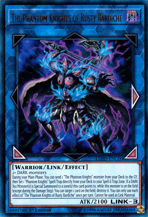 The Phantom Knights of Rusty Bardiche [LEHD-ENC00] Ultra Rare | Odin's Place