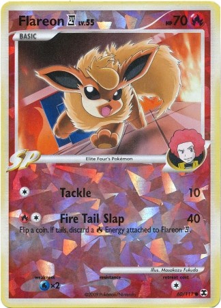 Flareon (60/111) (Cracked Ice) [Platinum: Rising Rivals] | Odin's Place