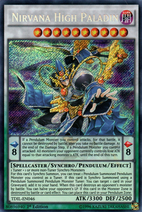 Nirvana High Paladin [TDIL-EN046] Secret Rare | Odin's Place