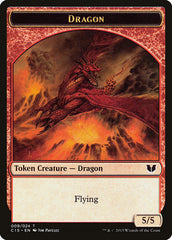 Dragon // Dragon Double-Sided Token [Commander 2015 Tokens] | Odin's Place