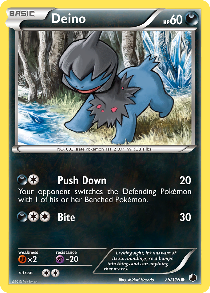 Deino (75/116) [Black & White: Plasma Freeze] | Odin's Place