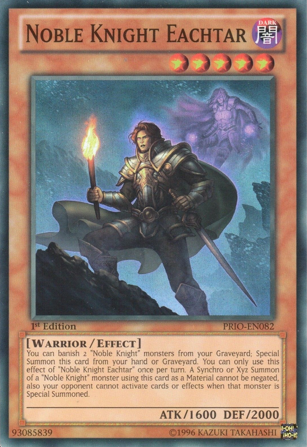Noble Knight Eachtar [PRIO-EN082] Super Rare | Odin's Place