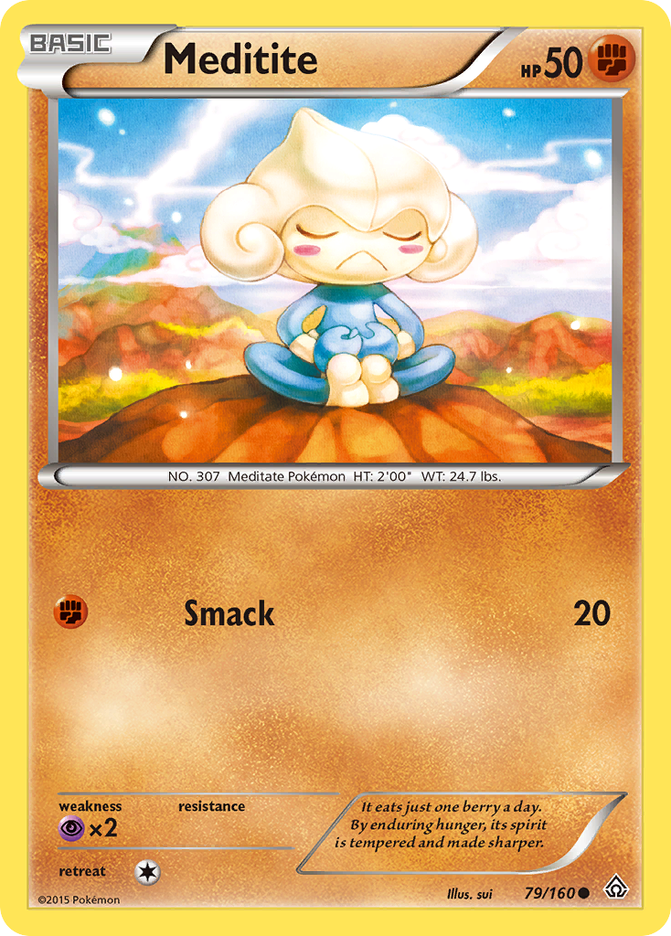 Meditite (79/160) [XY: Primal Clash] | Odin's Place