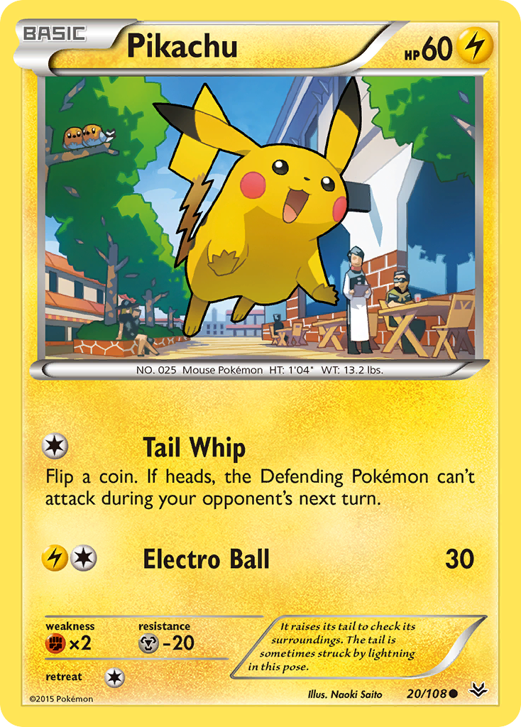 Pikachu (20/108) [XY: Roaring Skies] | Odin's Place
