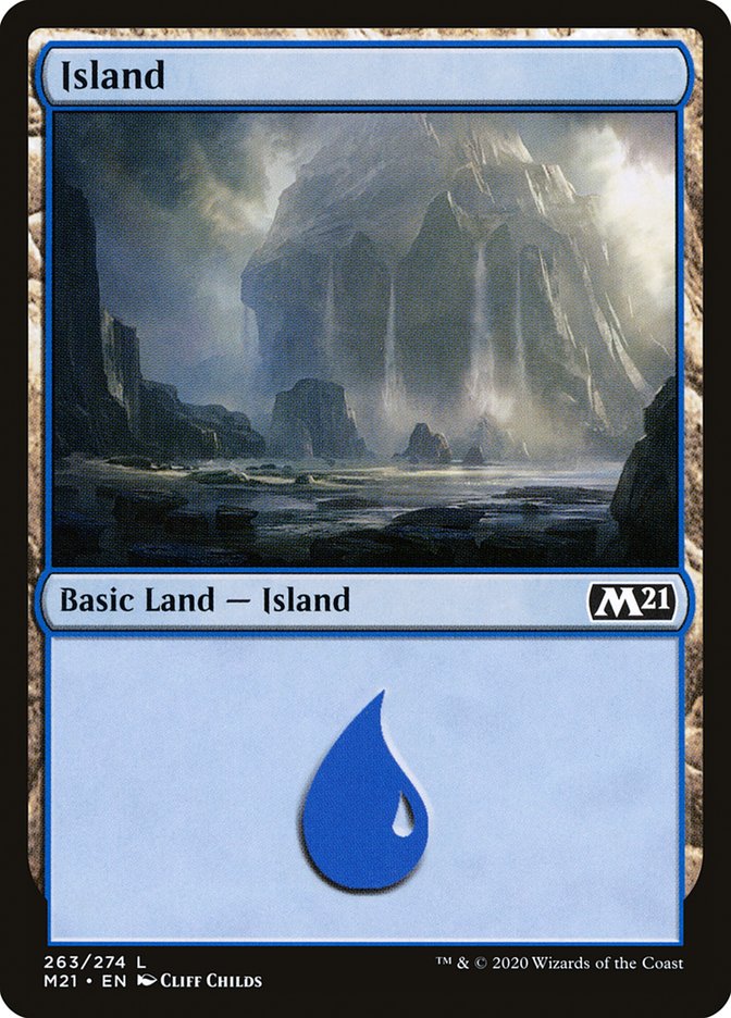 Island (263) [Core Set 2021] | Odin's Place