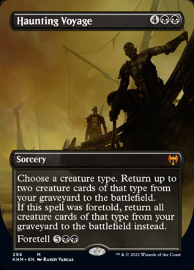 Haunting Voyage (Borderless Alternate Art) [Kaldheim] | Odin's Place