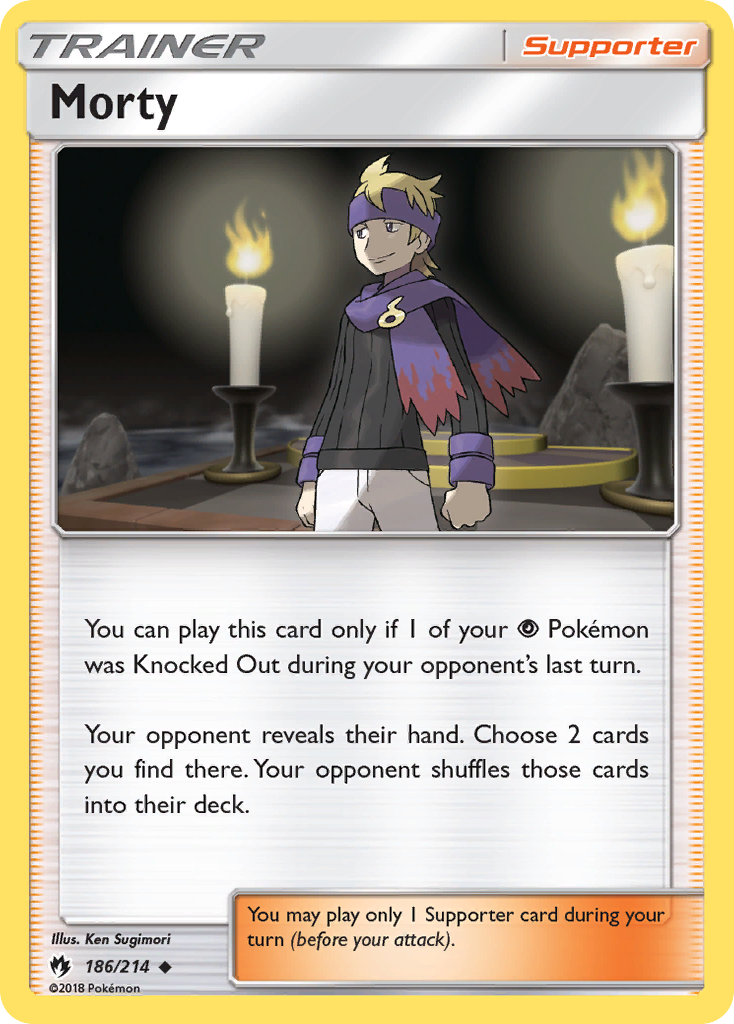 Morty (186/214) [Sun & Moon: Lost Thunder] | Odin's Place