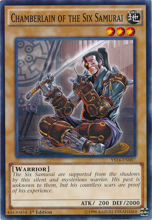 Chamberlain of the Six Samurai [YS14-EN007] Common | Odin's Place