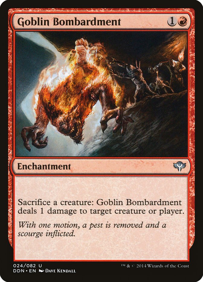 Goblin Bombardment (24) [Duel Decks: Speed vs. Cunning] | Odin's Place