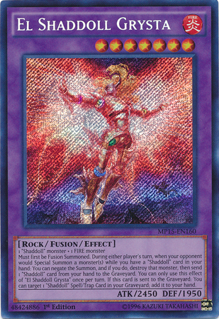 El Shaddoll Grysta [MP15-EN160] Secret Rare | Odin's Place
