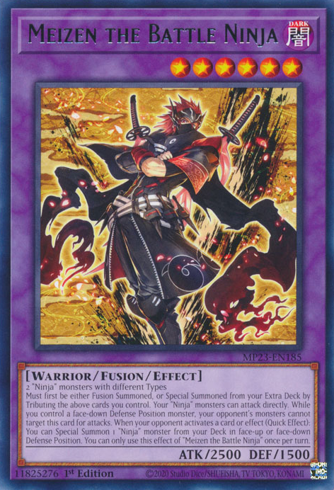 Meizen the Battle Ninja [MP23-EN185] Rare | Odin's Place
